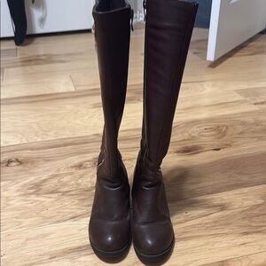 Elegant Brown Knee-High Boots